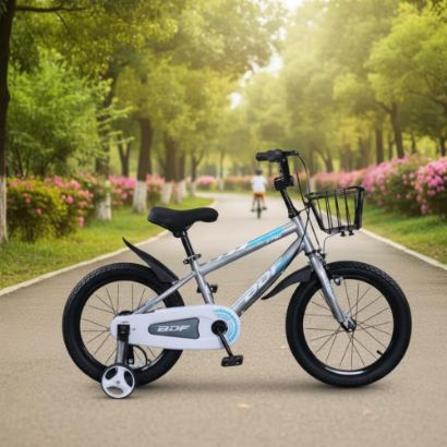 صورة دراجة أطفال مقاس 12 إنش بسلة الوان متعددة